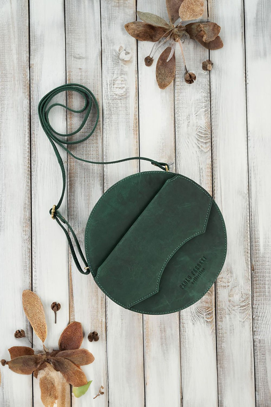  Sac en cuir naturel model 191527 Galanter 
