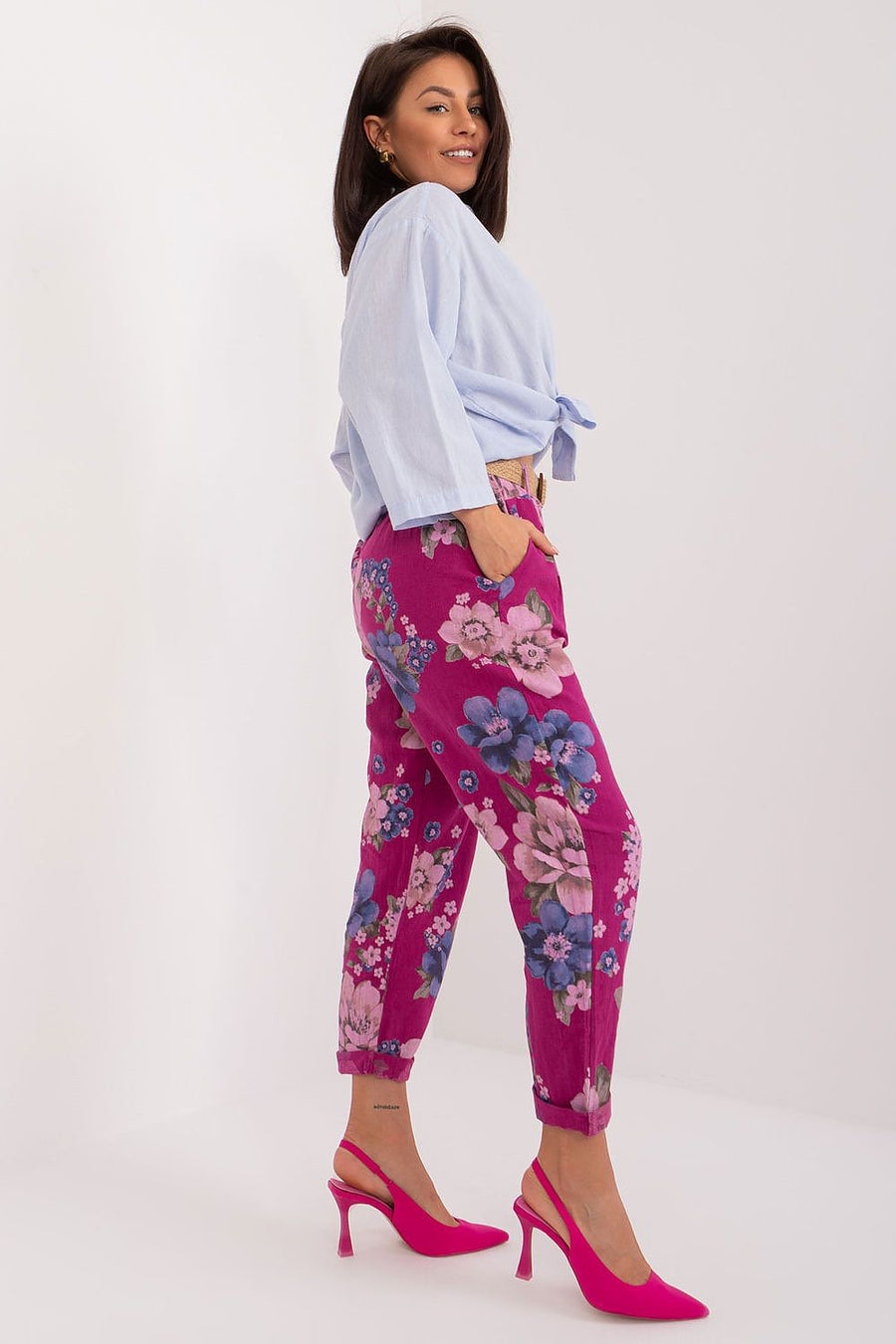  Pantalon femme model 194862 Italy Moda 