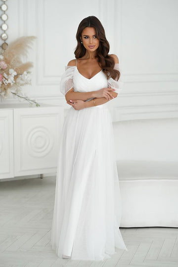  Robe longue model 196092 Bicotone 