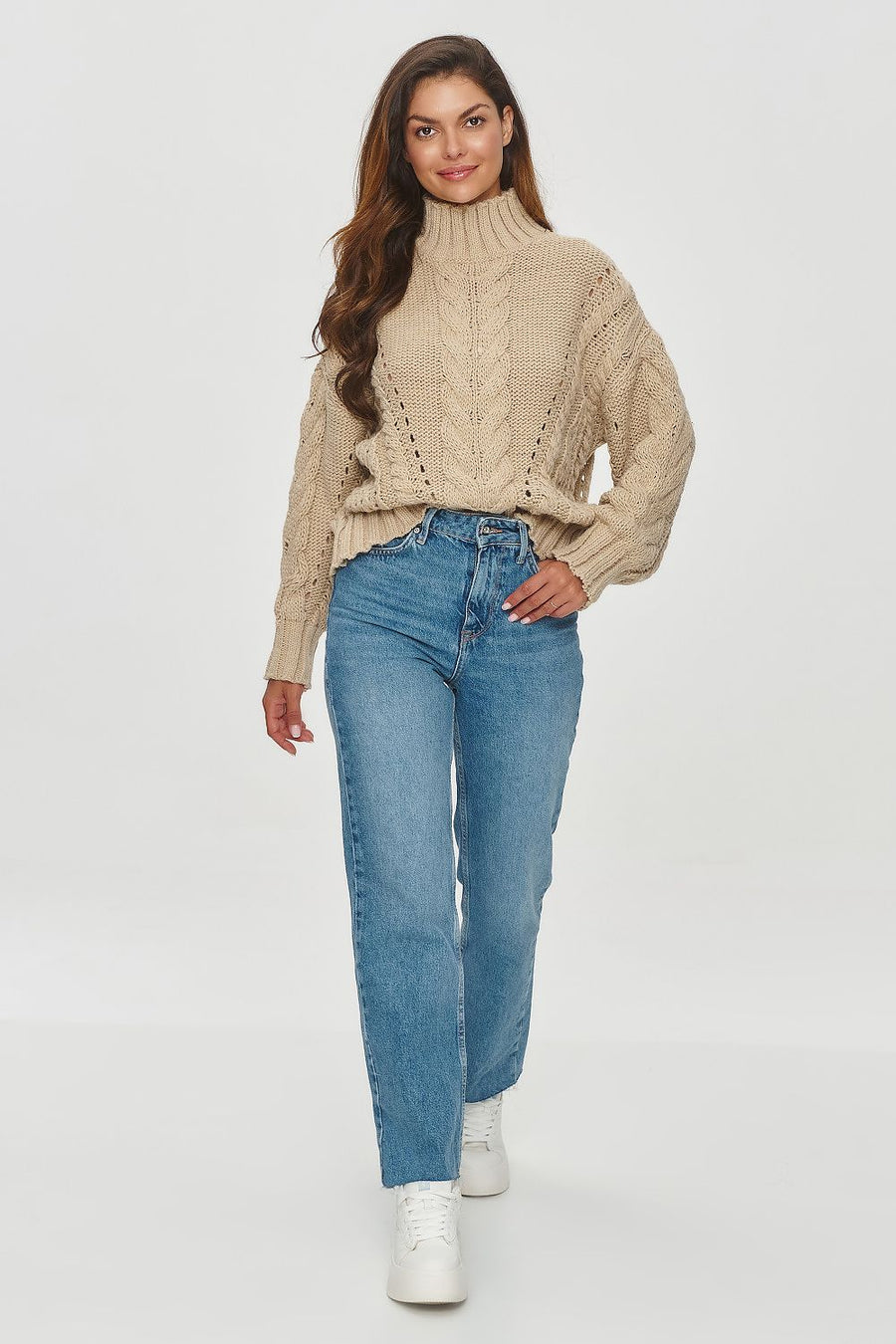  Col roulé model 201816 Makadamia 
