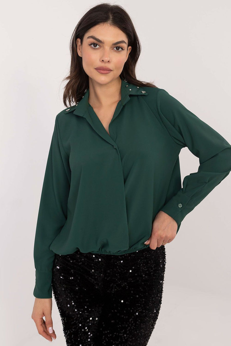  Chemise manche longue model 203103 Italy Moda 