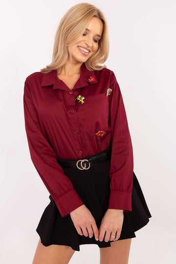  Chemise manche longue model 204357 Italy Moda 
