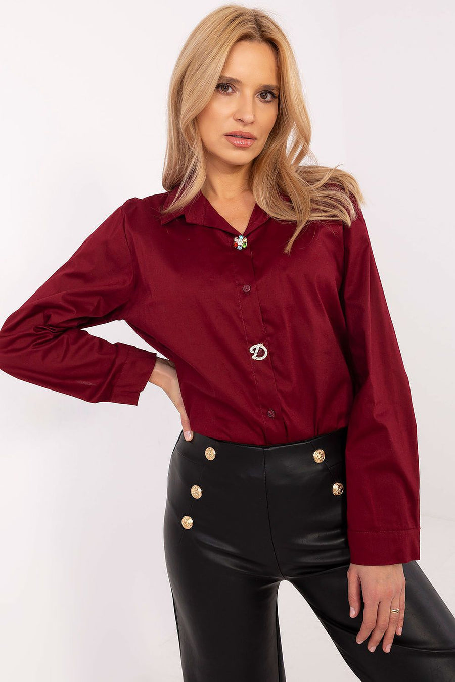  Chemise manche longue model 204380 Italy Moda 