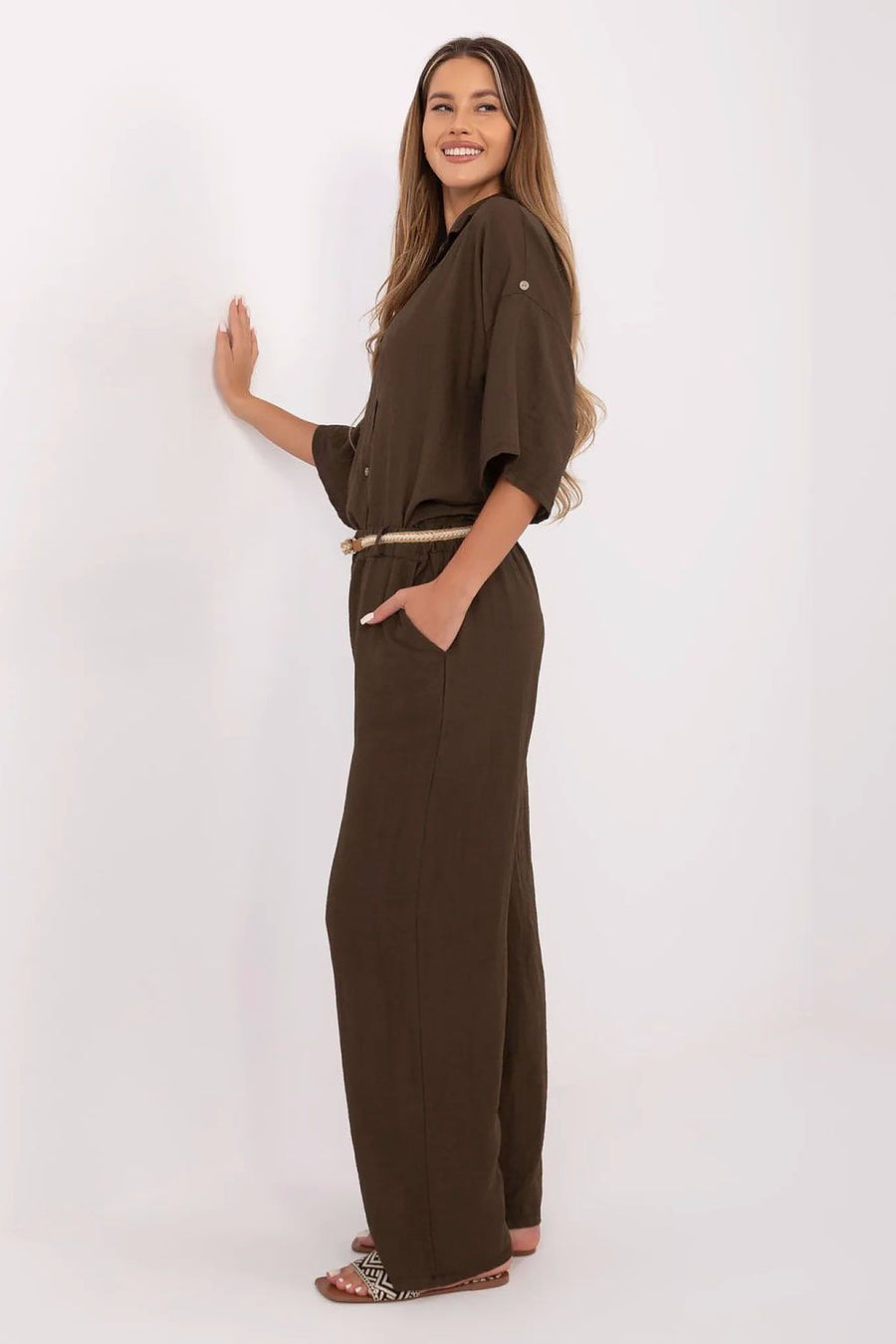  Pantalon femme model 214059 Italy Moda 
