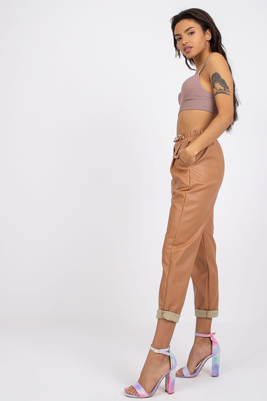  Pantalon femme model 167381 Italy Moda 