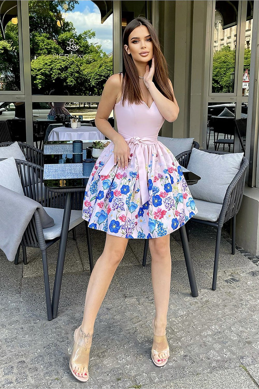  Robe de cocktail model 167550 Bicotone 