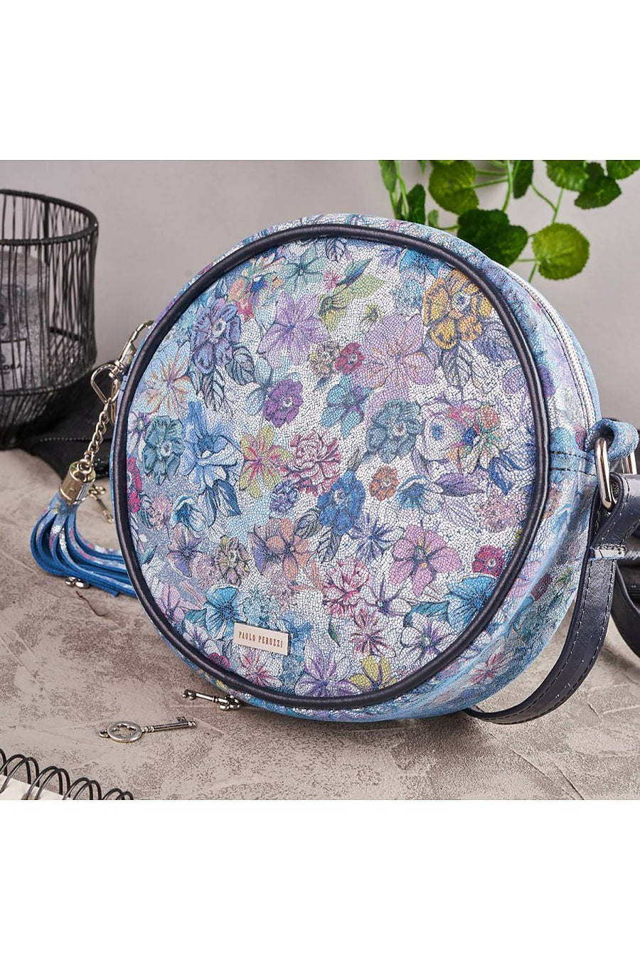  Sac en cuir naturel model 173197 Galanter 