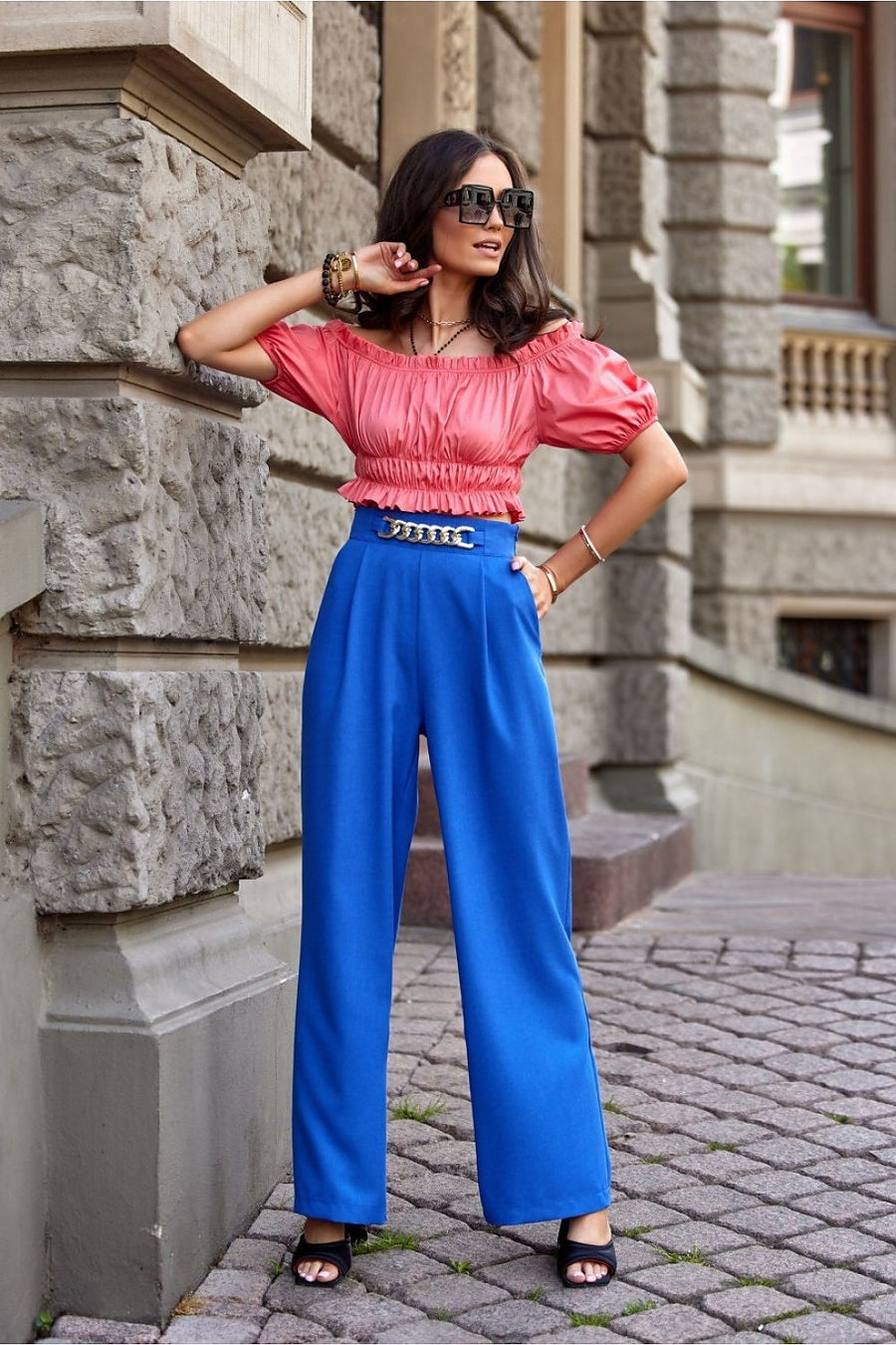  Pantalon long model 176949 Roco Fashion 