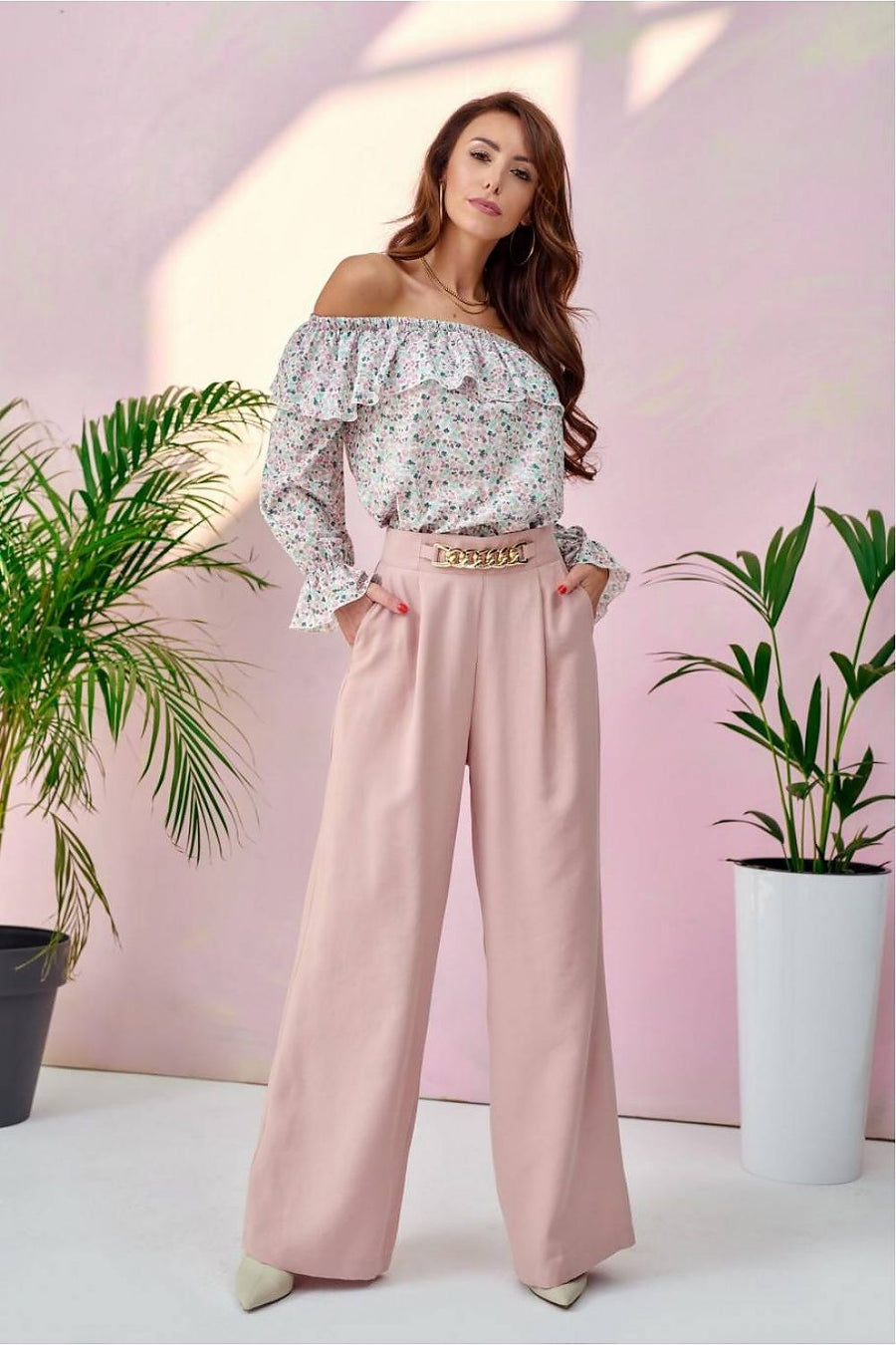  Pantalon femme model 182631 Roco Fashion 