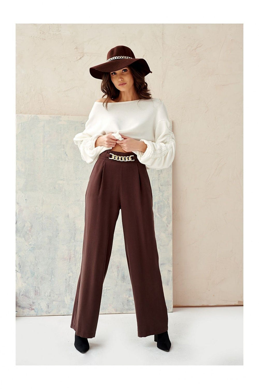  Pantalon femme model 182634 Roco Fashion 