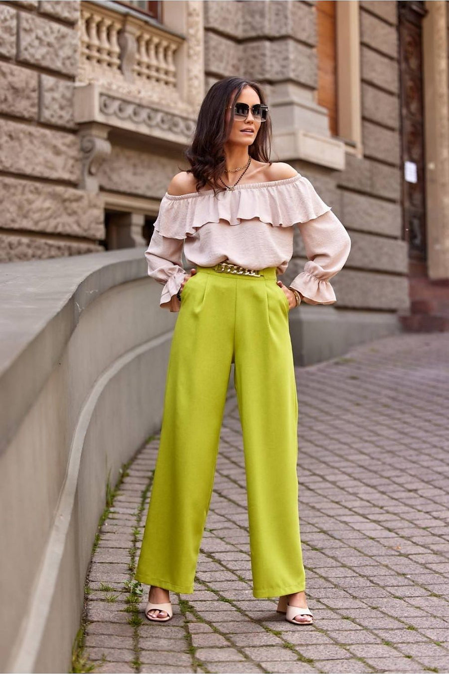 Pantalon long model 182637 Roco Fashion 